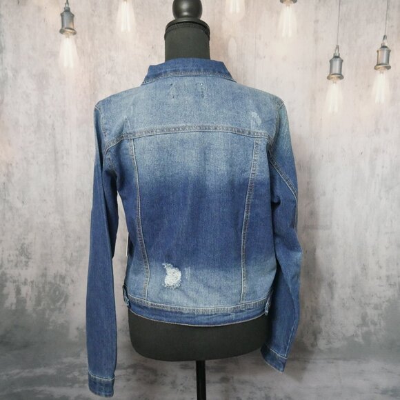BHJ Jean Jacket Large - Picture 5 of 8